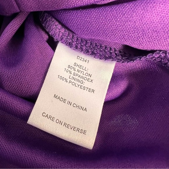 NWT ALEXIA ADMOR Purple Lace Dress Cap Sleeve Above Knee Party Cocktail Women's - Picture 7 of 11